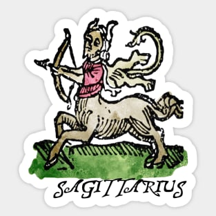 Sagittarius - Medieval Astrology: Sticker